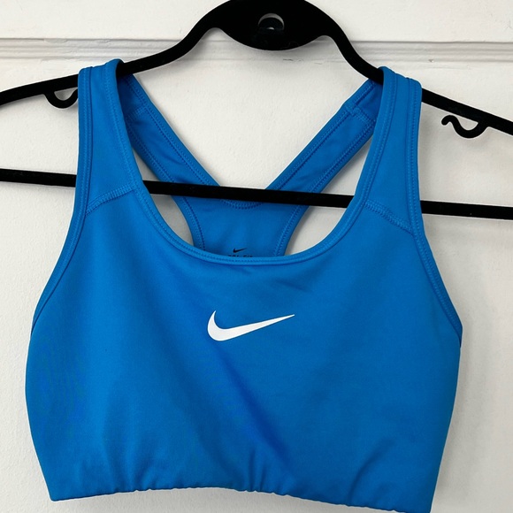 Nike Pro Dri-Fit Blue Sports Bra - Picture 2 of 3
